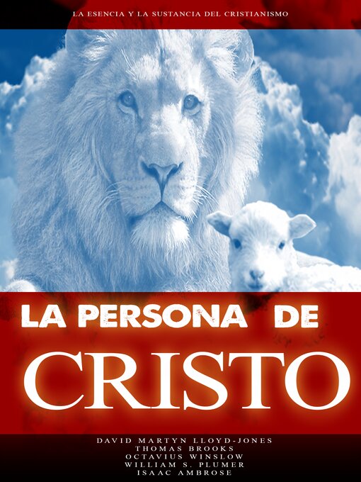 Title details for La Persona de Cristo by David Martyn Lloyd-Jones - Wait list